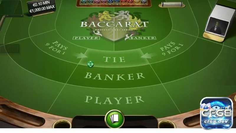 Cửa cược chính trong Baccarat